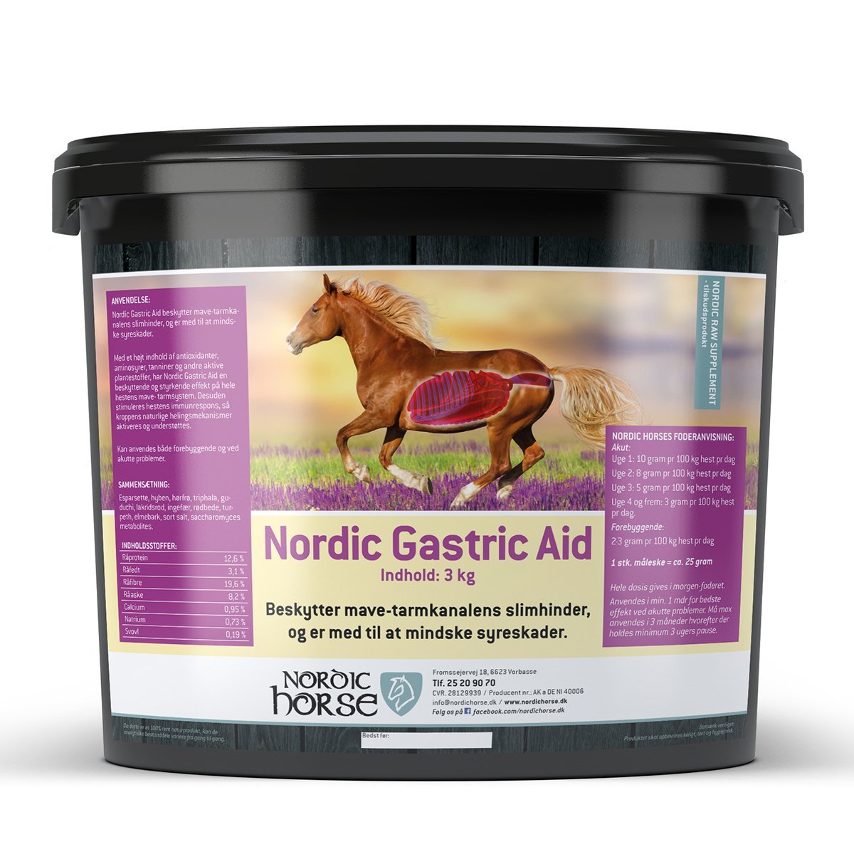Nordic Horse Gastric Aid Nordic Horse Støvlsig Hestefoder