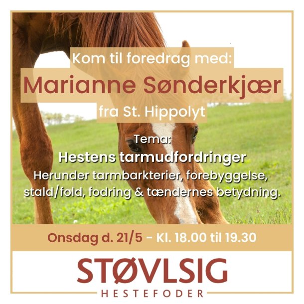 Billet - St. Hippolyt aften 21/5 kl. 18