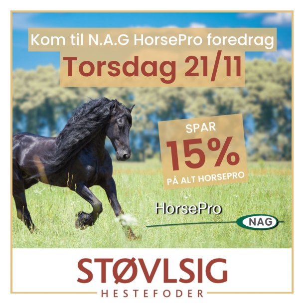 Billet HorsePro Foredrag 21/11-24