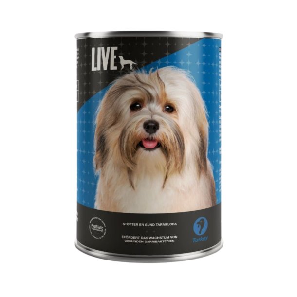 Live Dog V�dfoder Kalkun 395g