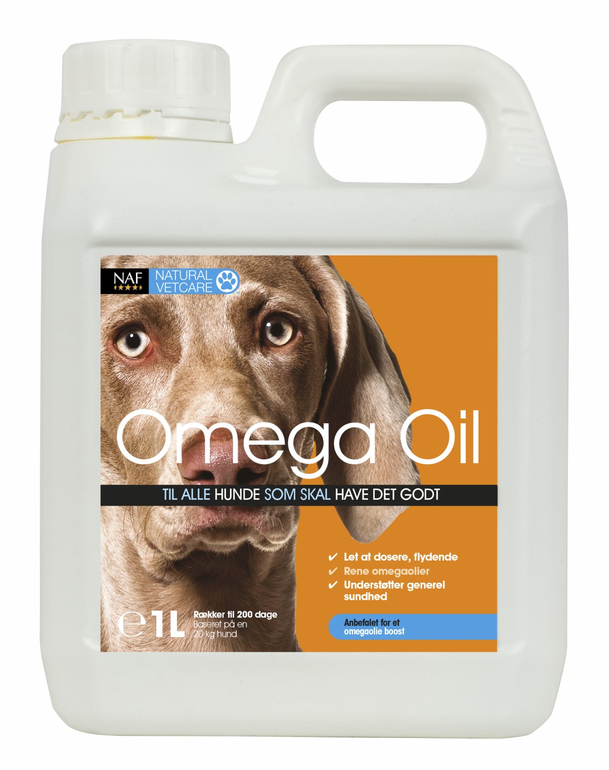 NVC Dog Omega Oil 1 L - Støvlsig Hestefoder
