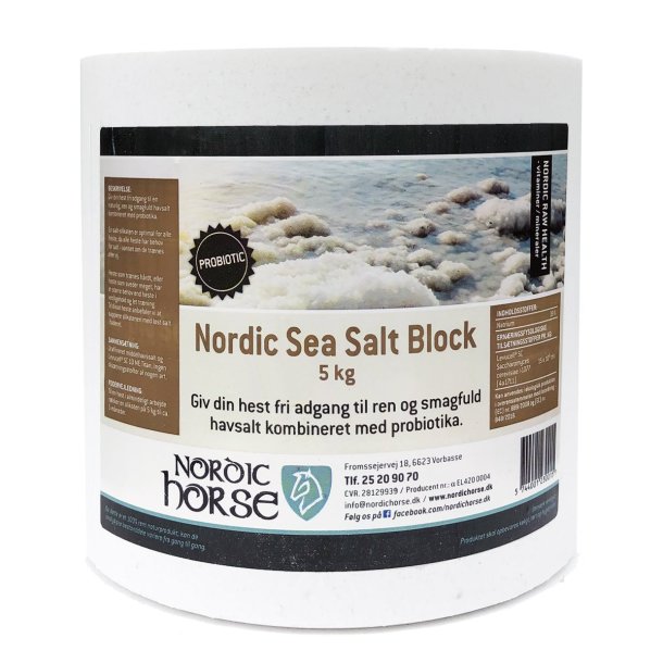 Nordic Horse Sea Salt Block - Probiotic