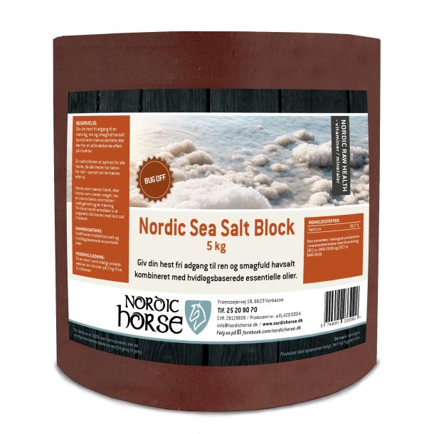 Nordic Horse Sea Salt Block - Bug Off