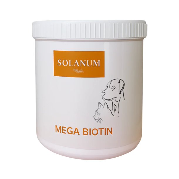 Solanum Mega Biotin - hund/kat 500 g. 