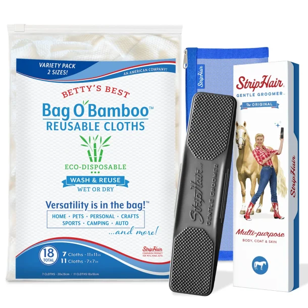 StripHair Gentle Groomer - hest - gavepakke